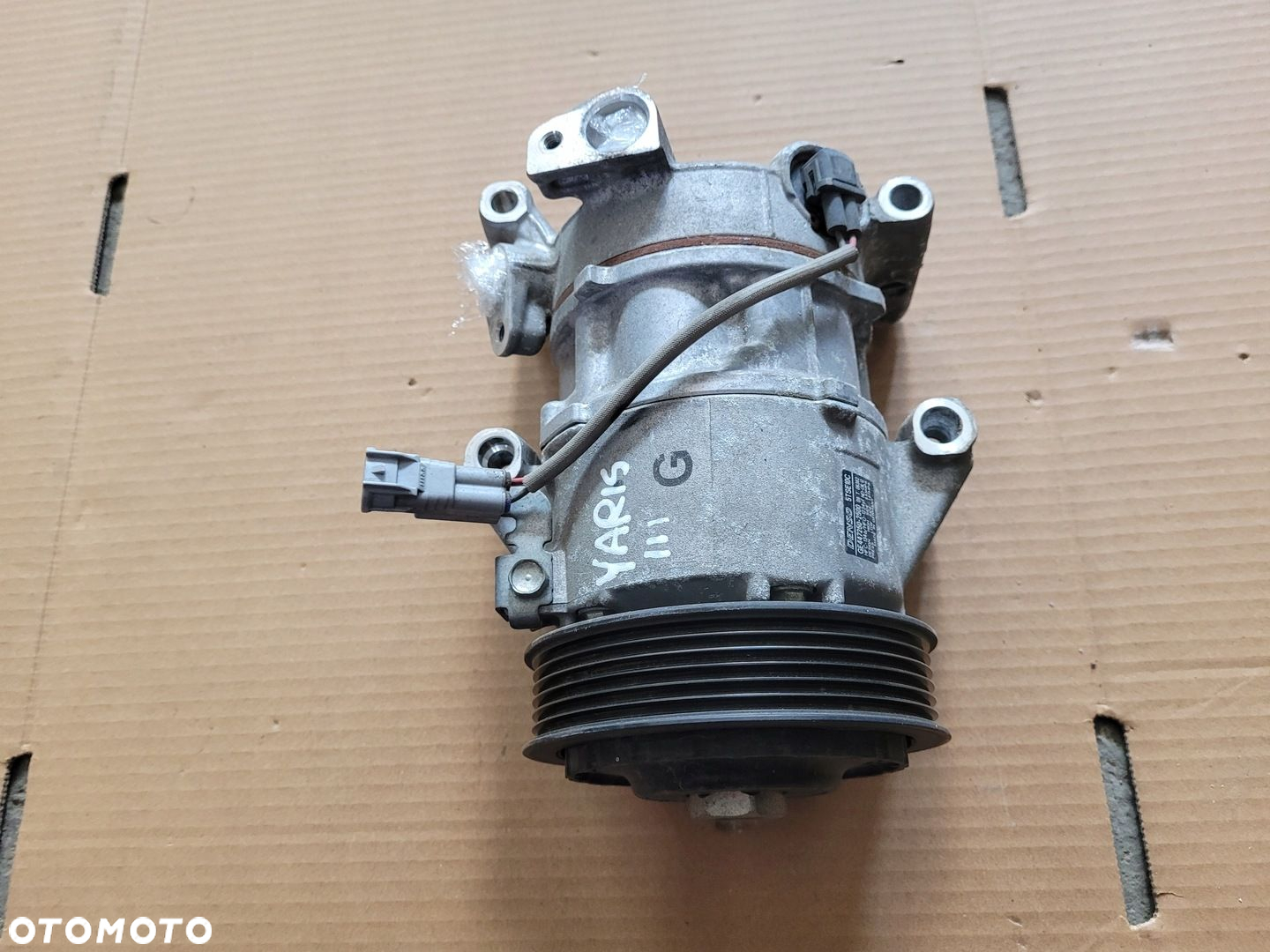 TOYOTA YARIS III 11- 14- SPRĘŻARKA KLIMATYZACJI KOMPRESOR 447250-2500 1.0 B - 3