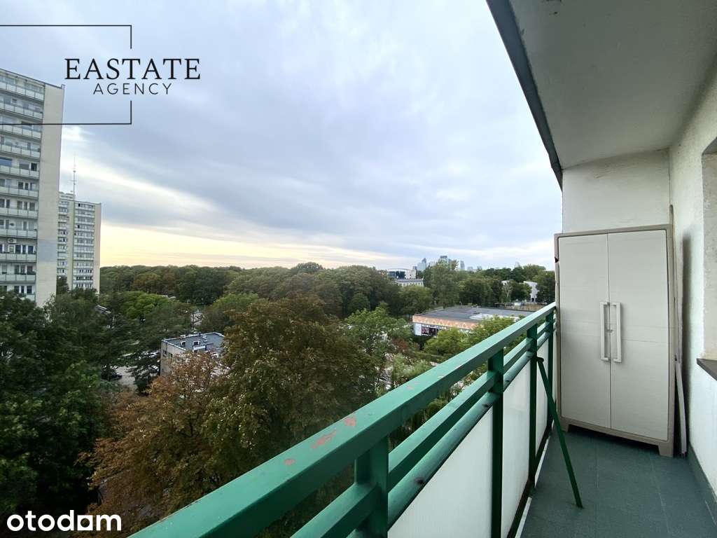 3min Metro/Balkon/Pola Mokotowskie!