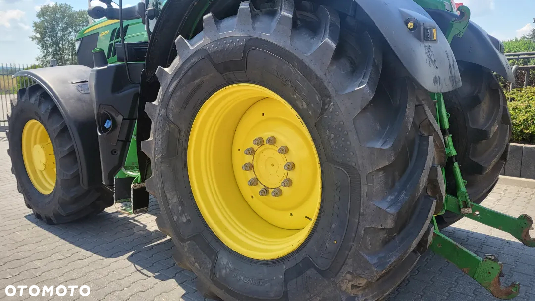 John Deere JD 6195R, AQ 50 km/h, nowe opony, komplet amortyzacji, pneumatyka - 9