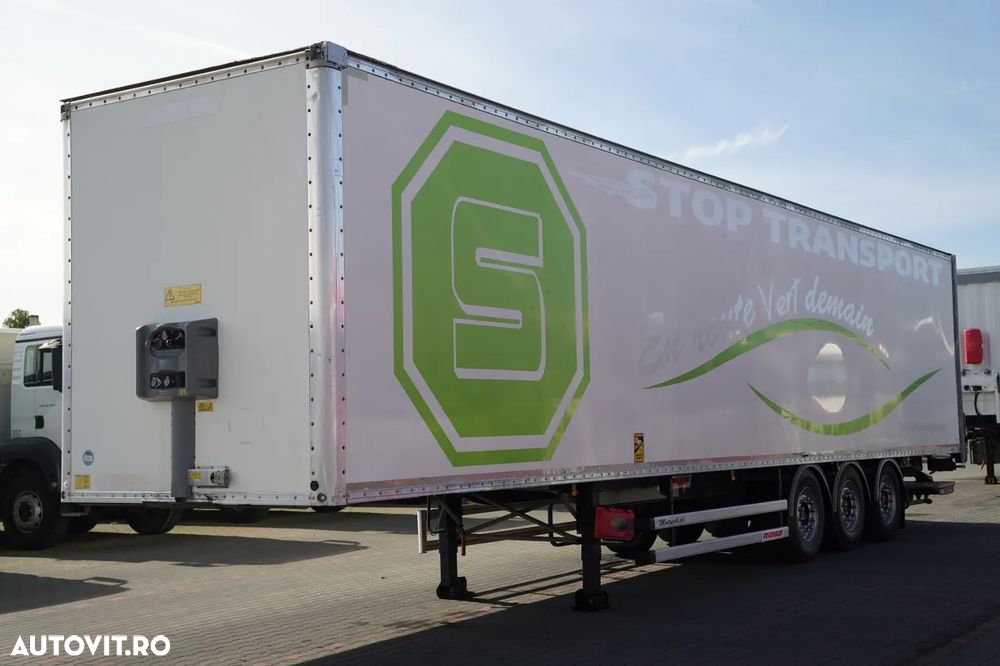Fruehauf ONTAINER / DHOLLANDIA LIFT / 2x AXE RIDICATIVE / PODEA RESISTENTĂ / SAF / OBLOANĂ RULANTĂ - 3
