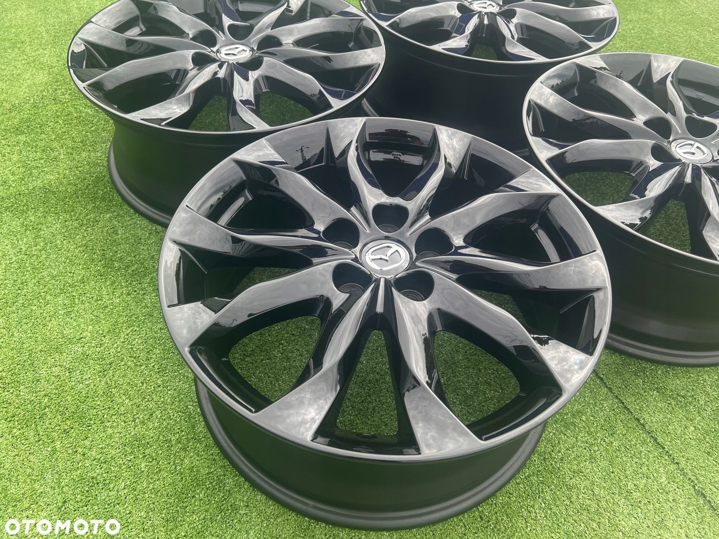 KOMPLET FELG FELGI ALU MAZDA CX-3 CX-30 3 6 CX-5 18 ET50 ORYGINALNE - 1