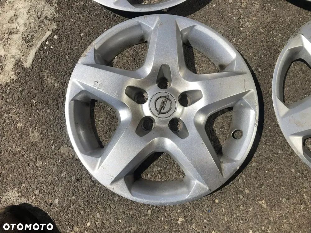 Kołpaki Strukturalne Orginalne R16 Komplet Opel Astra H Vectra C 13240543 - Gwarancja Wysyłka Montaż - 4