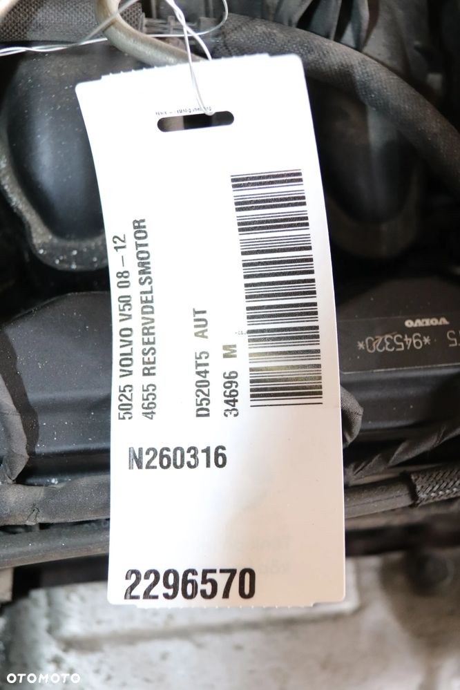 volvo v50 c30 c70 s40 v40 v40cc 2.0d3 silnik d5204t5 roczniki 2008-2011 - 7
