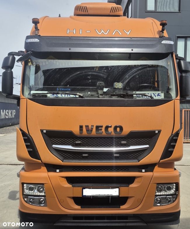 Iveco STRALIS 480 HI-WAY AUTOMAT SPOJLERY STANDKLIMA WEBASTO 2xALUTANK XENONY LED LODÓWKA 730000km ACC EURO 6 b2018r - 1