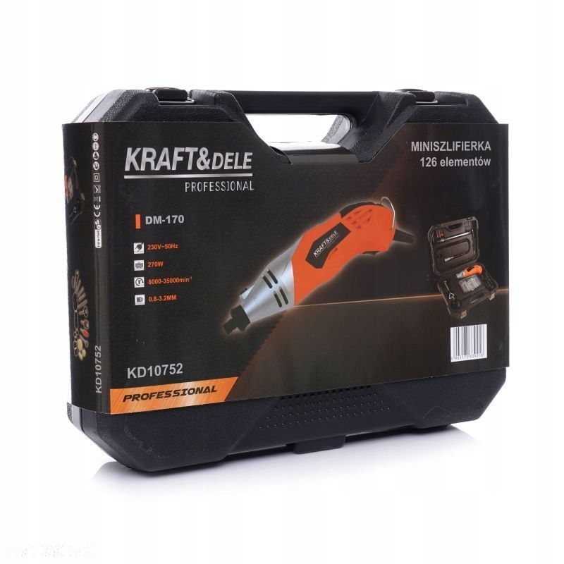 Szlifierka wielofunkcyjna sieciowe KraftDele 270 W 230 V - 3