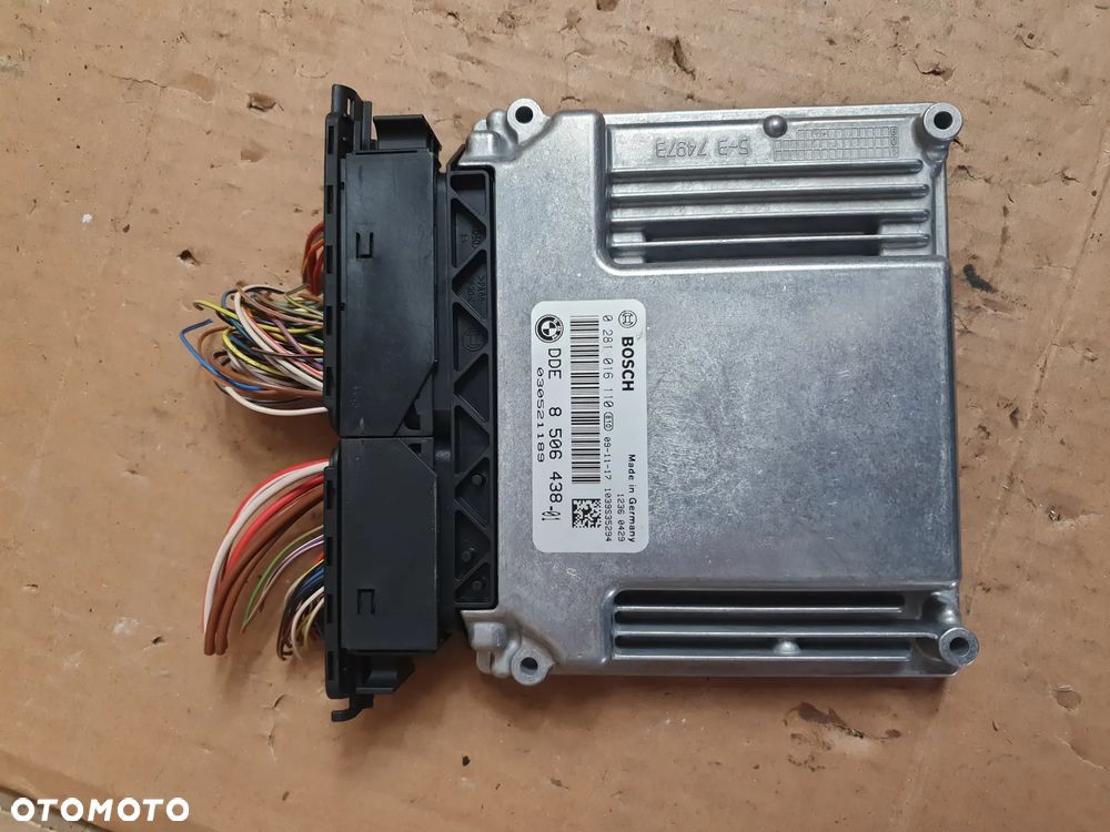 Sterownik komputer silnika BMW 2.0 DDE 8506438-01 0281016110 - 2
