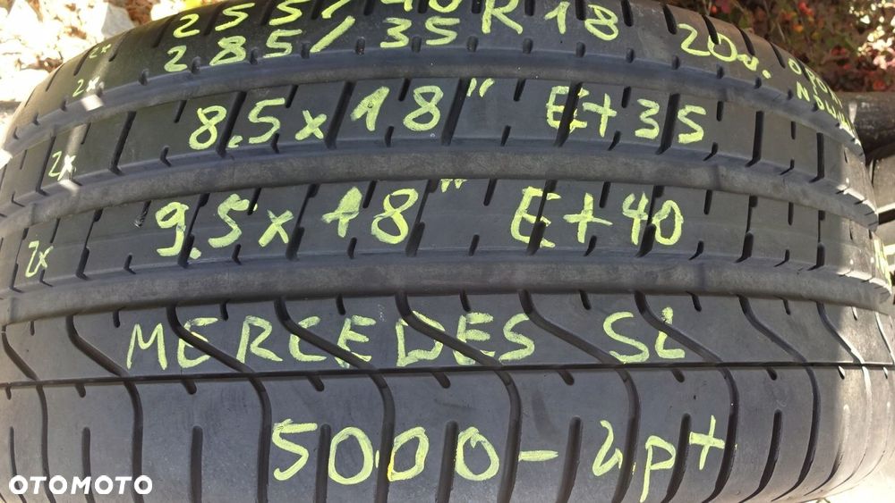 Koła letnie 18 5x112 Mercedes SL 255/40R18 285/35R18 ET35 ET40 Pirelli - 4