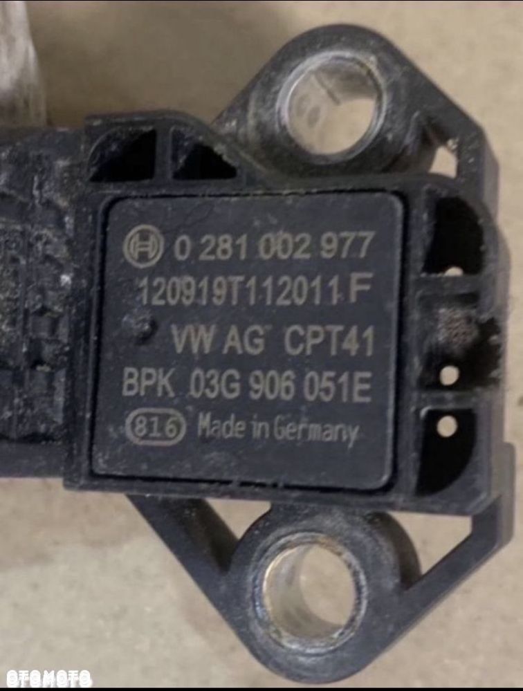 03G906051G czujnik ciśnienia spalin audi a4 b8 a5 8t lift - 3