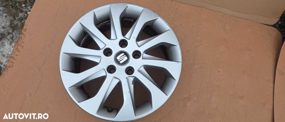 1 buc Janta Aliaj Seat Leon 5F 16" 5F0601025A 2014 2015/ 2016 2017 - 1