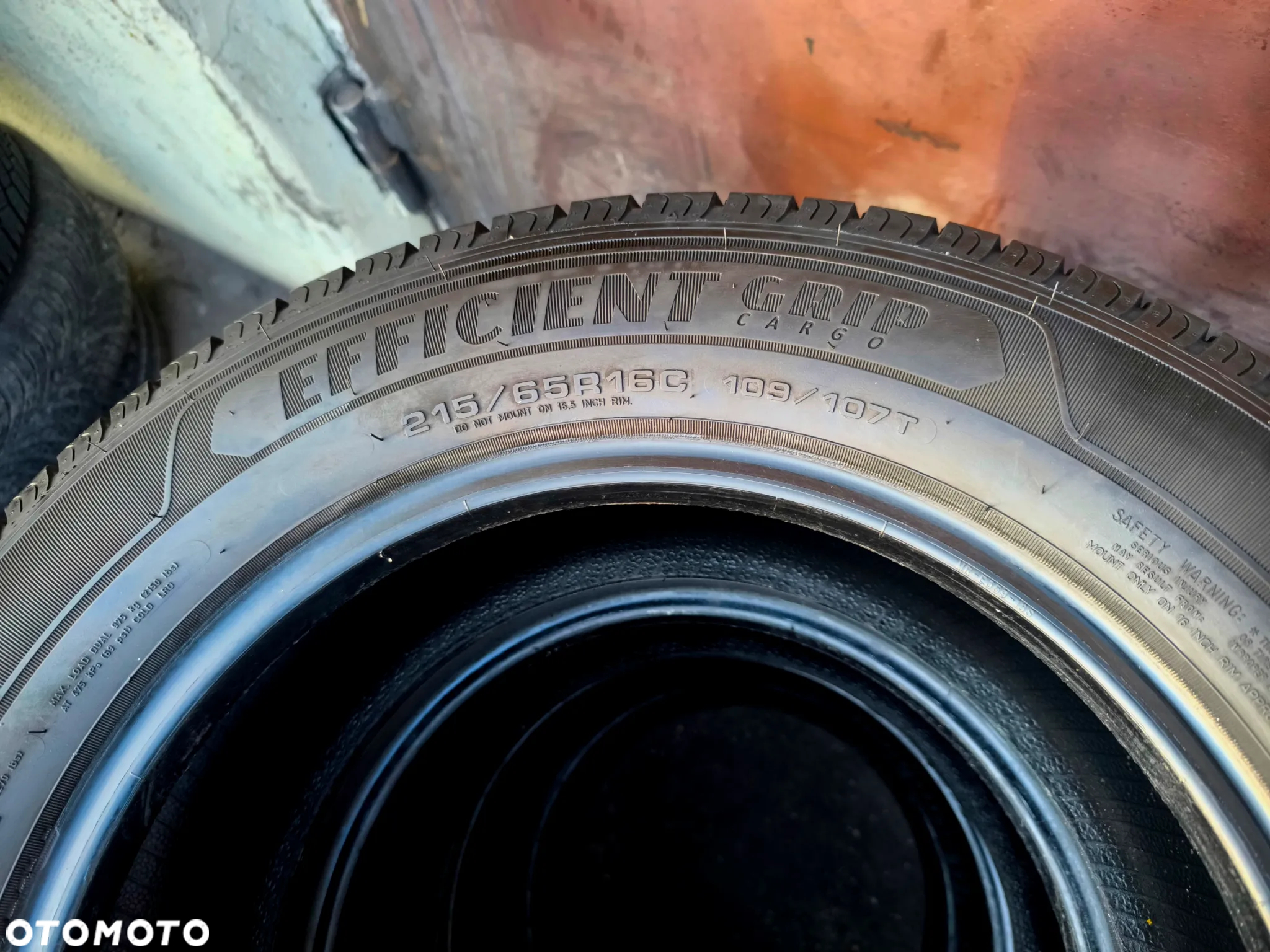 215/65R16C 109/107T 16 C Opony Letnie Lato GOODYEAR EFFICIENT GRIP CARGO 7,5mm Legnica ALU-RAD 215/65 - 10