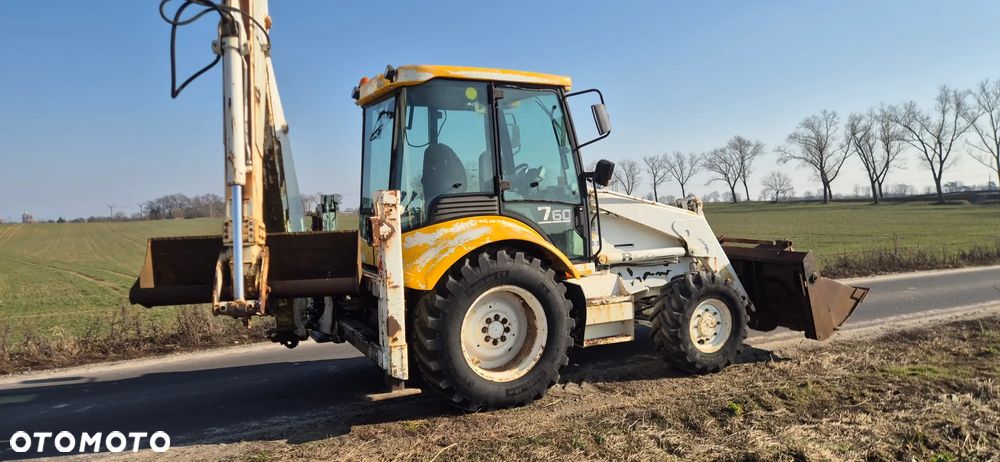 Fermec terex case 760, 3 łyżki , widły, - 7