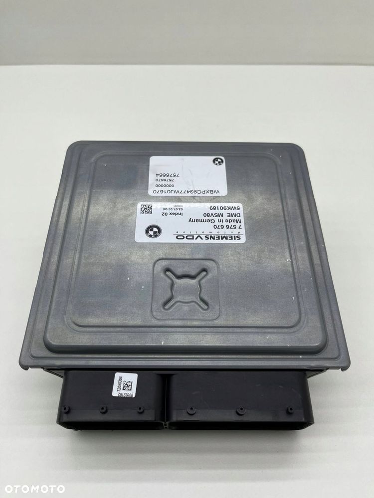 BMW E83 X3 STEROWNIK SILNIKA N52 2.5I 7576670 - 2