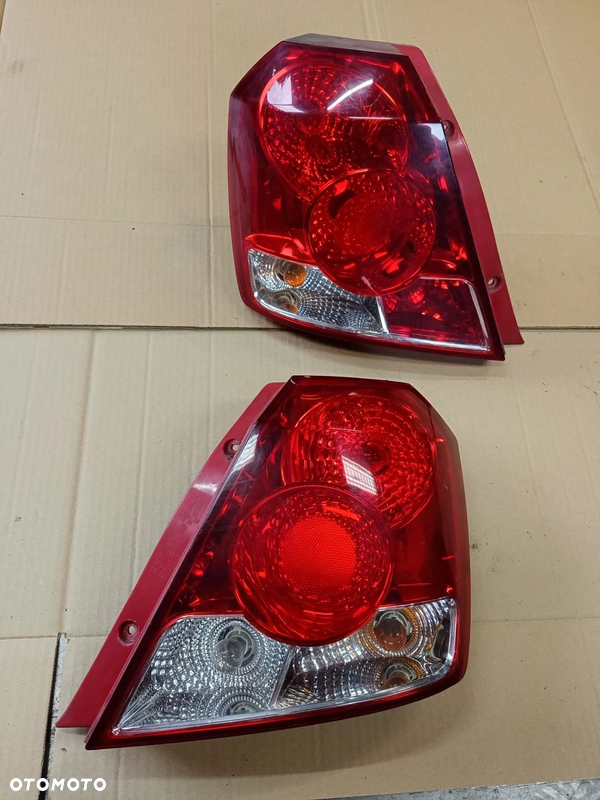 Kalos I lampa tylna tył komplet EU Aveo I Chevrolet
