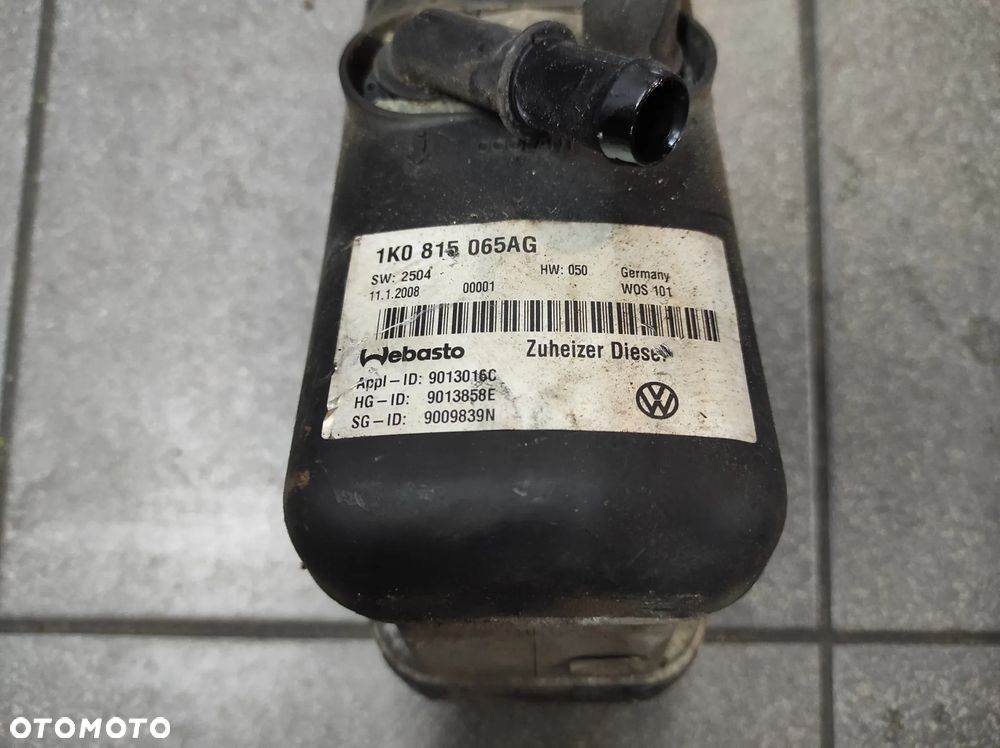 WEBASTO OGRZEWANIE POSTOJOWE PIEC ZUHEIZER DIESEL PME 1K0815065AG VW AUDI SEAT SKODA WYSYŁKA !!!! - 2
