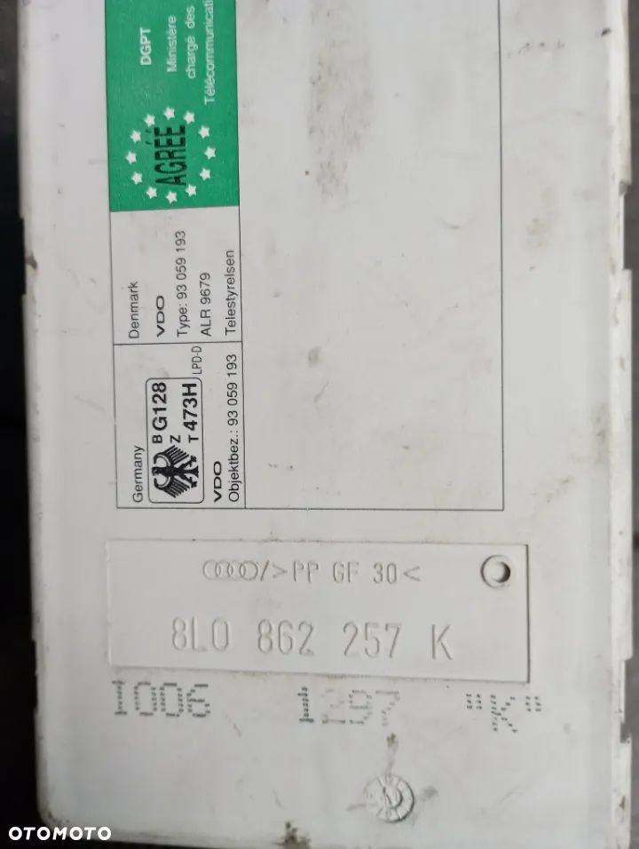 Pompka centralnego zamka Audi A3 8LO862257K - 3