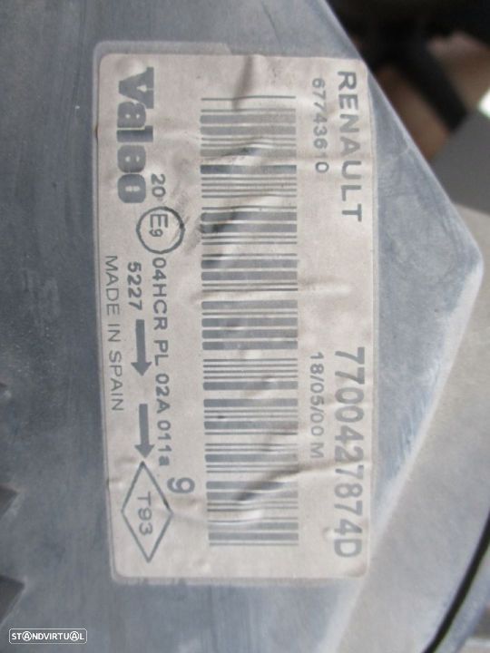 Farol Optica Renault Megane esquerdo - 2