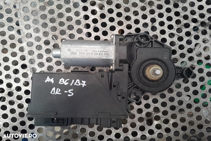 Motoras macara geam spate dreapta 0130821766 Audi A4 B6 [2000 - 2005] - 3