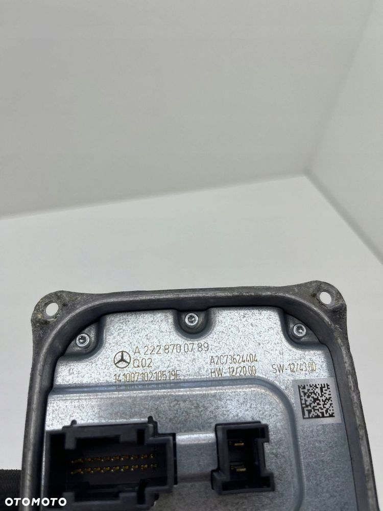 MERCEDES W205 W222 C217 MODUŁ PRZETWORNICA LAMPY LED A2228700789 - 3