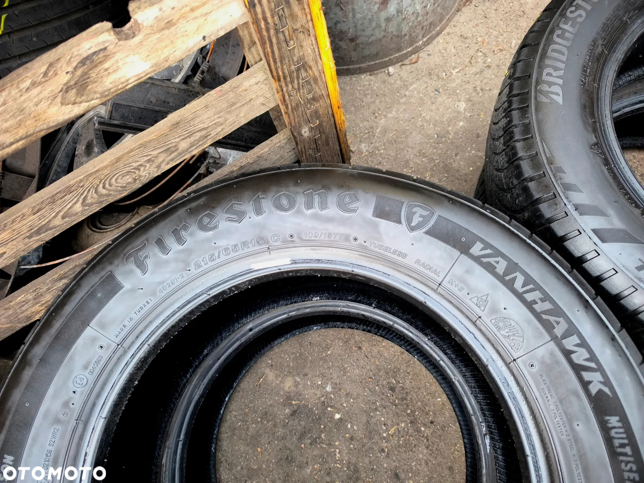 215/65R16C 16 C 109/107T Opony Całoroczne Wielosezonowe FIRESTONE VANHAWK MULTISEASON 5,5mm Legnica ALU-RAD 22r. 215/65 - 6