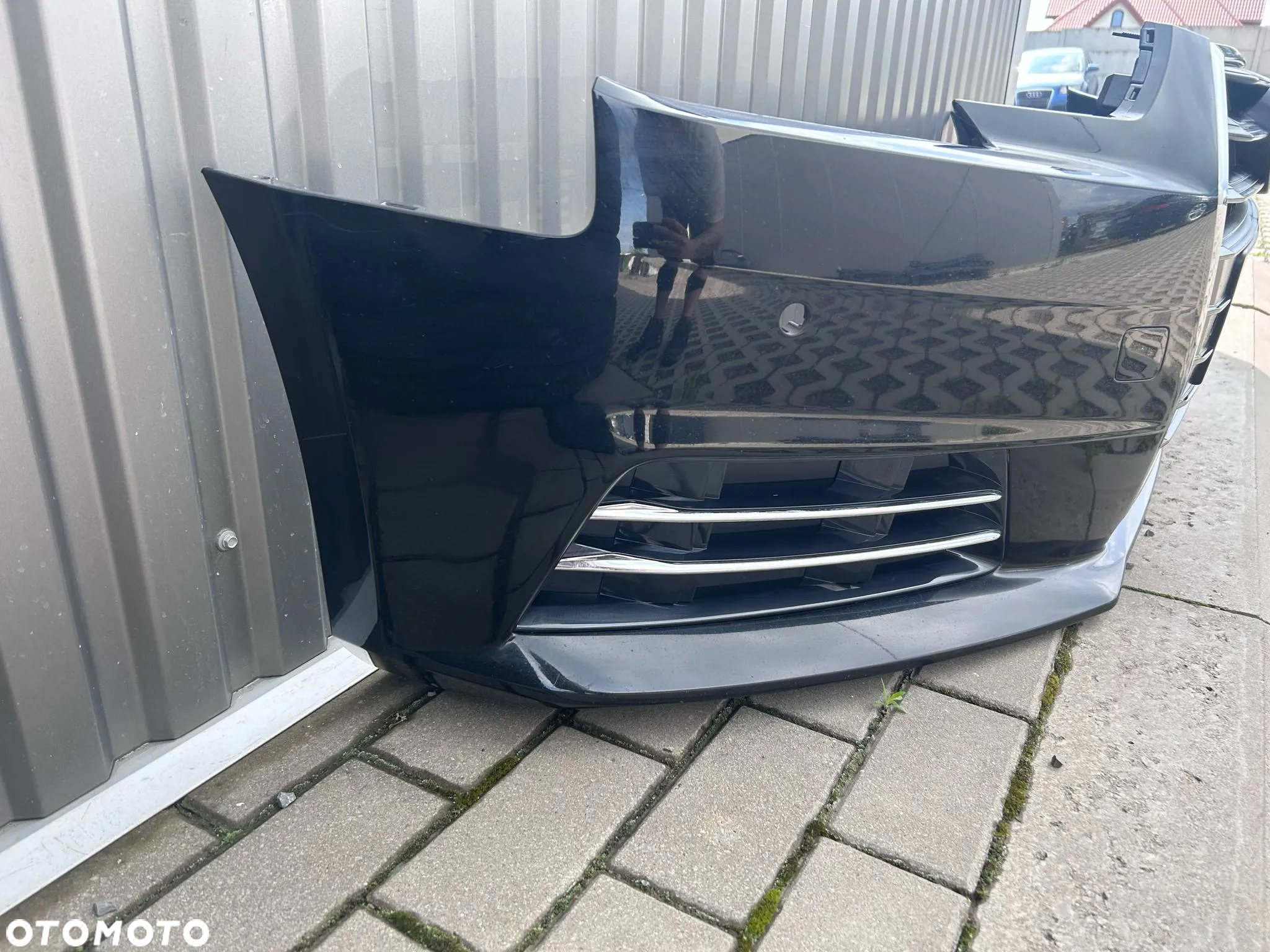 Audi A4 B9 8W Zderzak Przód Przedni kompletny LY9B 15-19r. 4xPDC Ładny - 12