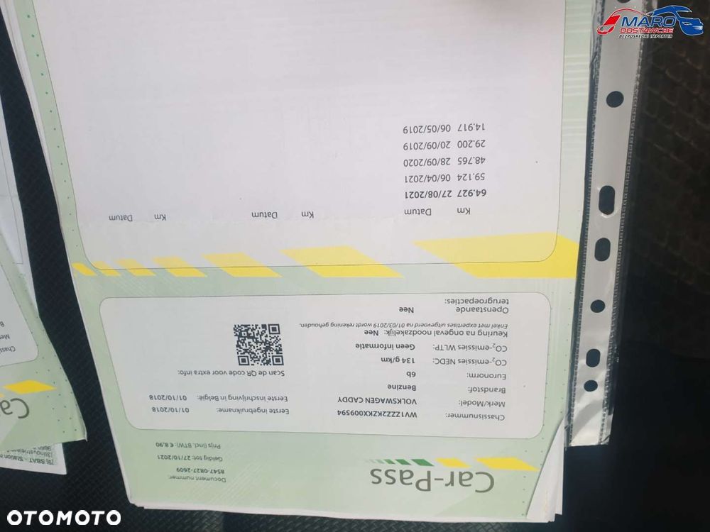 Volkswagen CADDY LONG DSG MAŁY PRZEBIEG Z POTWIERDZENIEM - 33