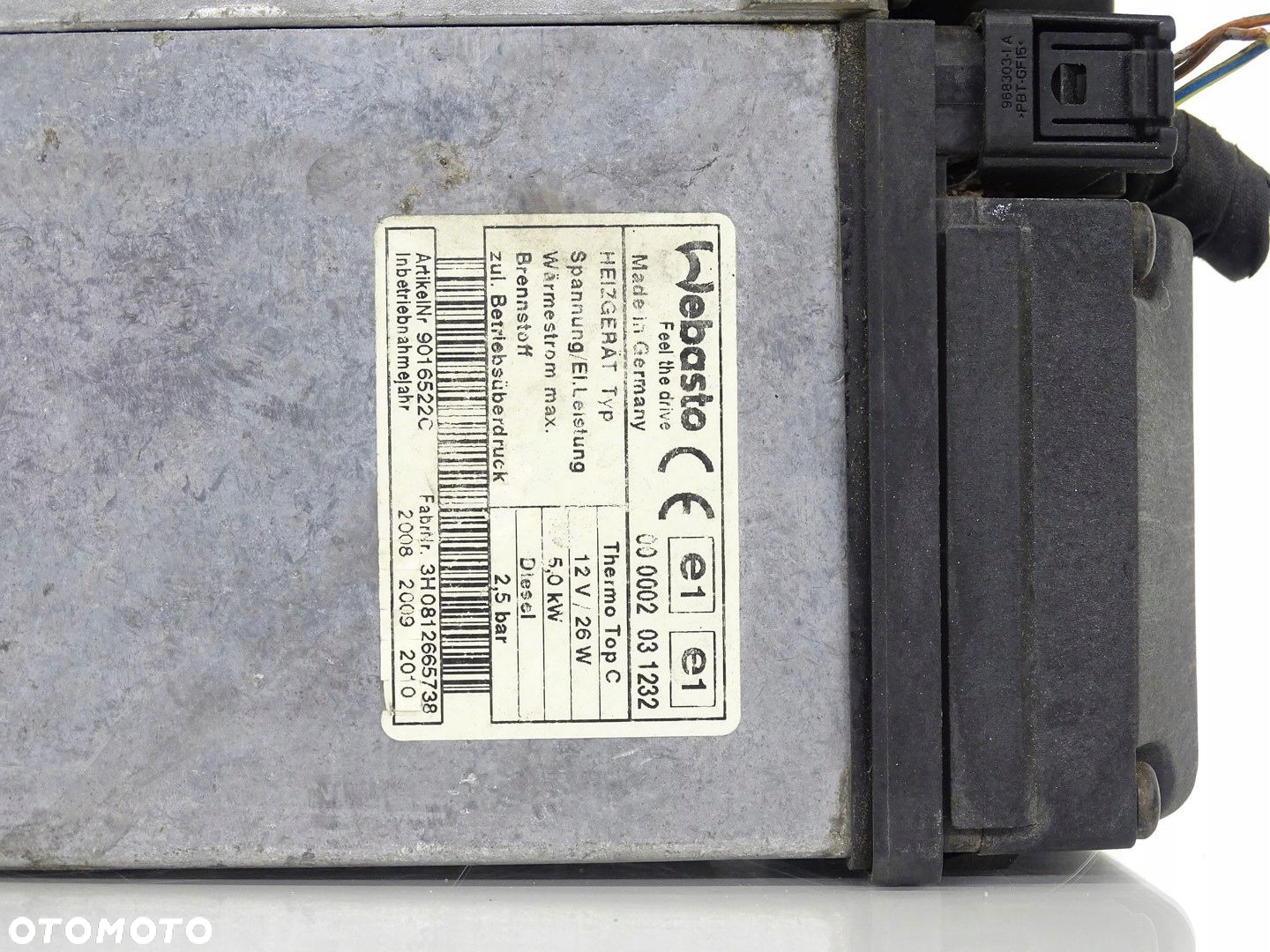 WEBASTO OGRZEWANIE POSTOJOWE AUDI Q7 4L 3.0 TDI 4L0815071E - 5
