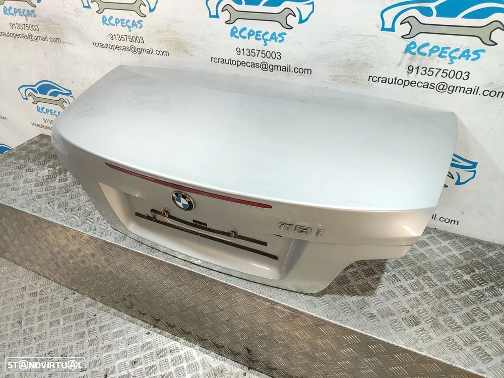 Porta Tampa Mala BMW Serie 1 E82 Coupé Fecho Puxador 3° Stop - 6