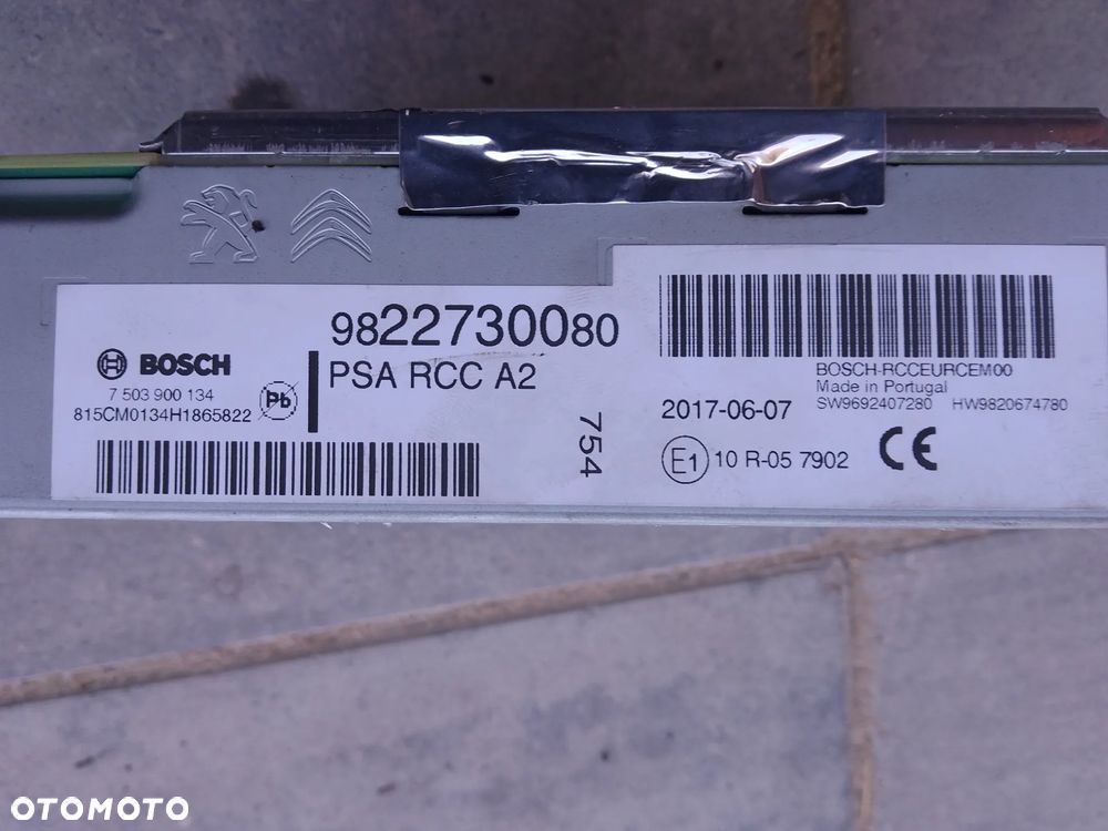 PEUGEOT 2008 3008 RADIO 9822730080 - 10