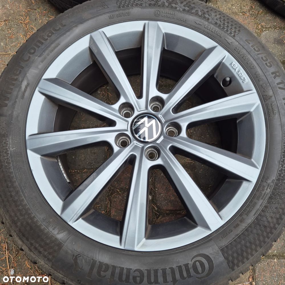 ZIMA KOŁA 215/55 R17 W PASSAT TOURAN SHARAN T-ROC SUPERB OCTAVIA KAROQ YETI - 3