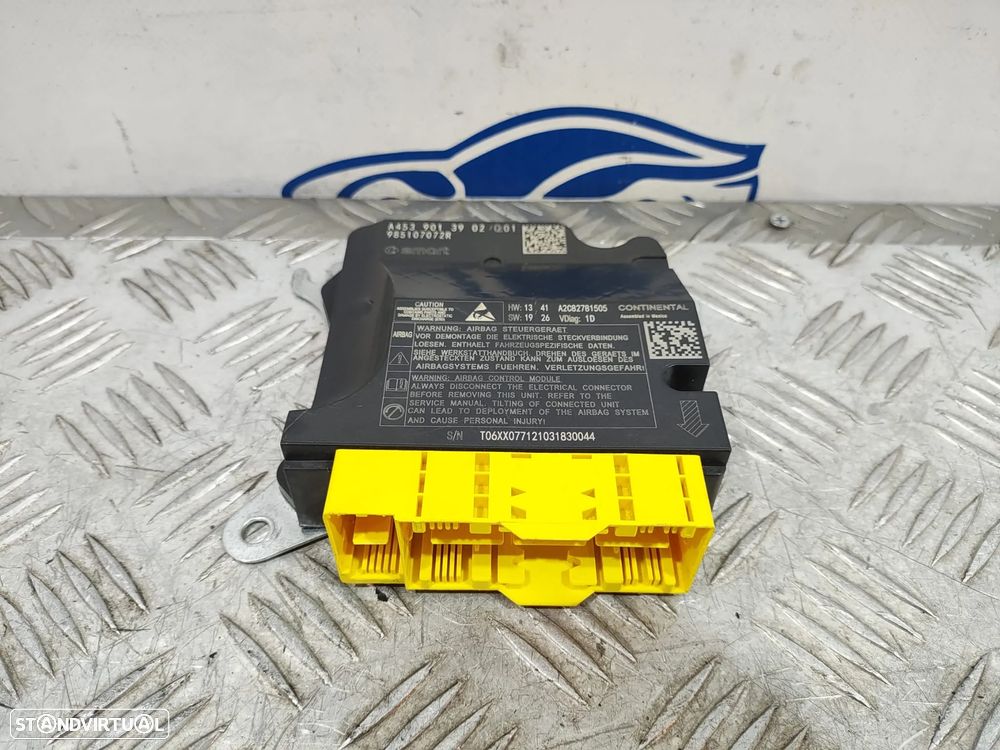 Módulo Controlo Airbag Smart Forfour 453 A4539013902 - 4