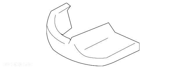 VOLVO C30 S40 V50 prawa oslona szyny fotela kierowcy OE 39870489 - 1