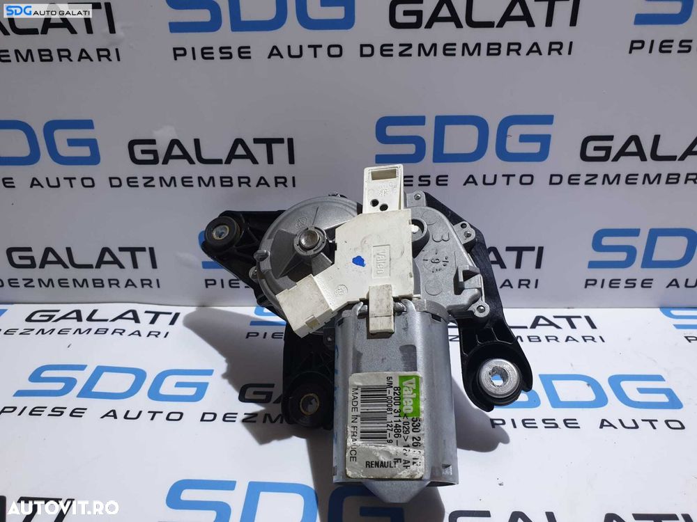 Motoras Stergator Stergatoare Geam Sticla Luneta Hayon Haion Portbagaj Hayon Renault Clio 3 2005 - 2013 Cod 53026312 8200311486 [D0309] - 3