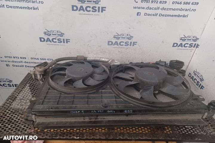 Radiator racire motor COMPLECT Volkswagen VW Golf 5  [din 2003 pana  2009] seria Hatchback 5-usi 1. - 2