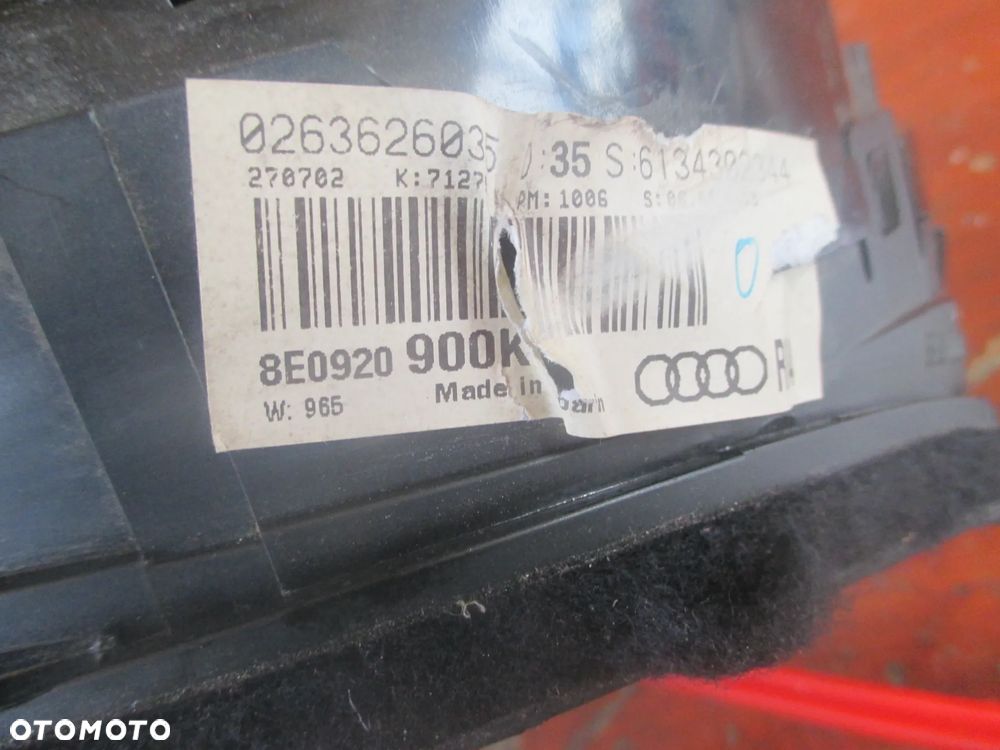 licznik zegar Audi A4 B6 1.9 TDI  8E0920900K - 4