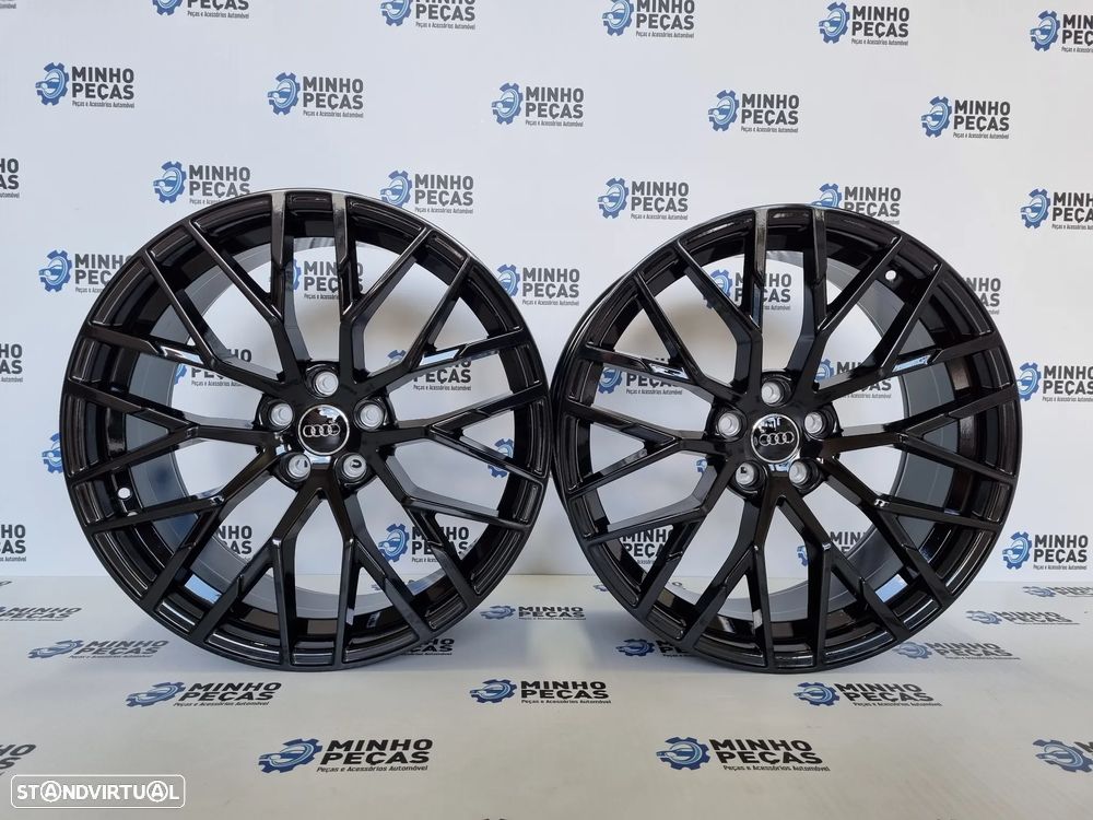 Jantes Audi R8 em 20 Preto Brilho - 1
