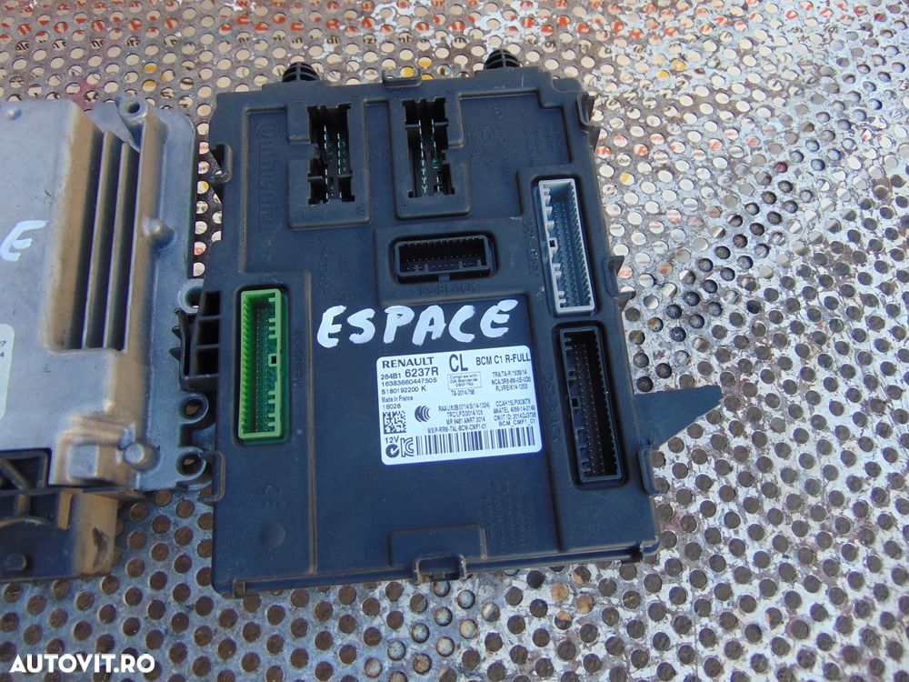 Kit pornire Renault espace 5 motor 1.6 biturbo cutie automata ecu modul - 6