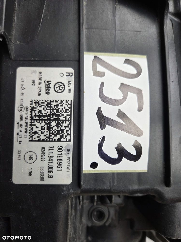 Volkswagen T6 T6,1 lift  7L1941006B lampa prawy prawa przód przednia - 12
