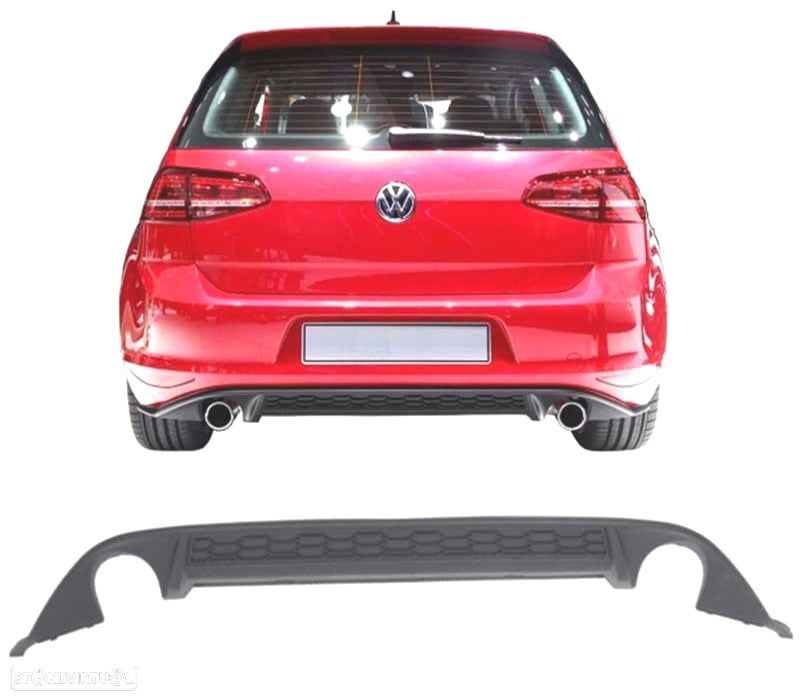 DIFUSOR VOLKSWAGEN GOLF 7 12-17 LOOK GTI - 3