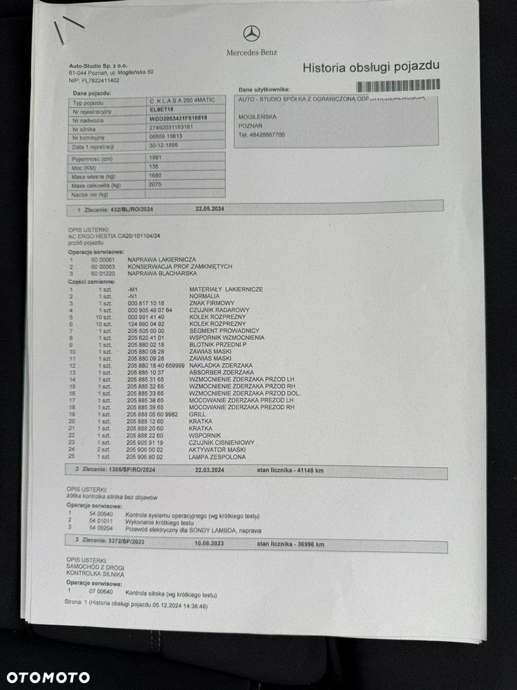 Mercedes-Benz Klasa C 200 4Matic 9G-TRONIC - 34