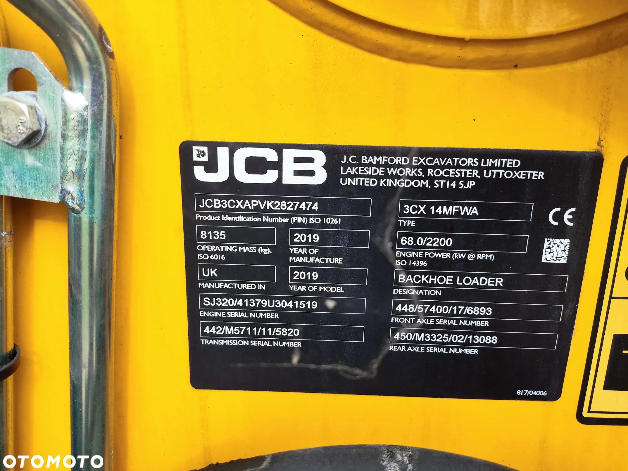 JCB 3CX CONTRAKTOR / bez  DPF I ADBLUE / JOYSTICK / SALONOWA / 2300 MTG / - 14