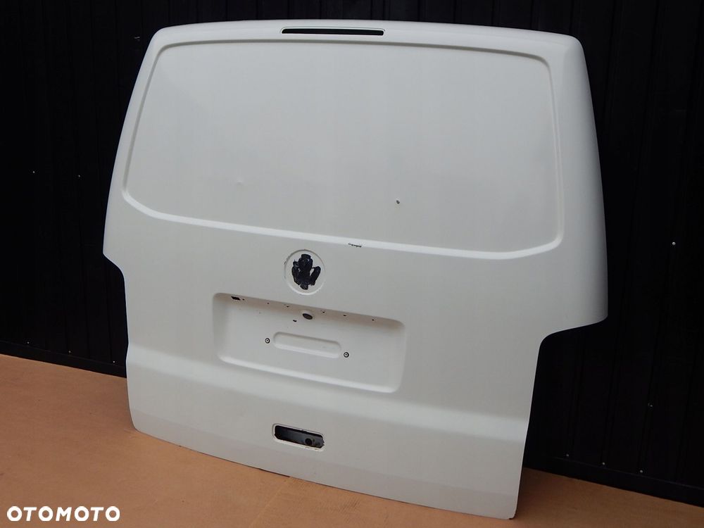 vw t5 klapa bagażnika tył tylna biała r902 - 2