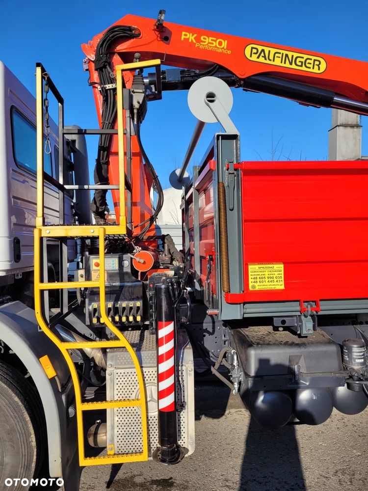 Mercedes-Benz AXOR 1824 HDS PALFINGER CZERPAK ROTATOR TYLKO 44tyś.km. NOWY KIPER i OPONY WYWROTKA - 4