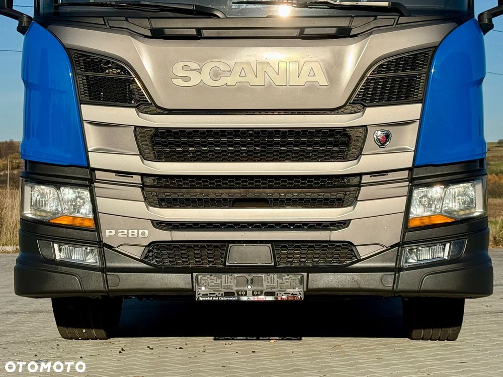Scania P280 / FIRANKA / 20 EUROPALET / SYPIALKA / SILNIK 6 / AUTOMAT / EURO 6 / NISKI PRZEBIEG / 12.2021 ROK - 16