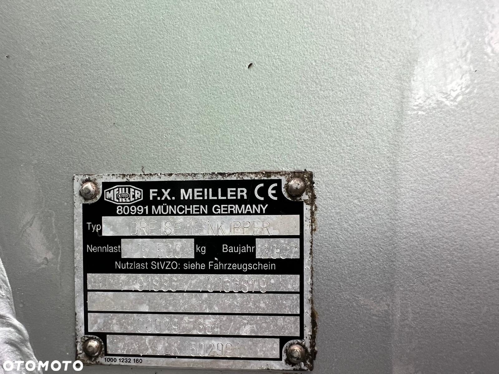 Mercedes-Benz 2646 ACTROS MP2 wywrotka 6x4, 3-str. MEILLER, BORDMATIC, RETARDER - 17