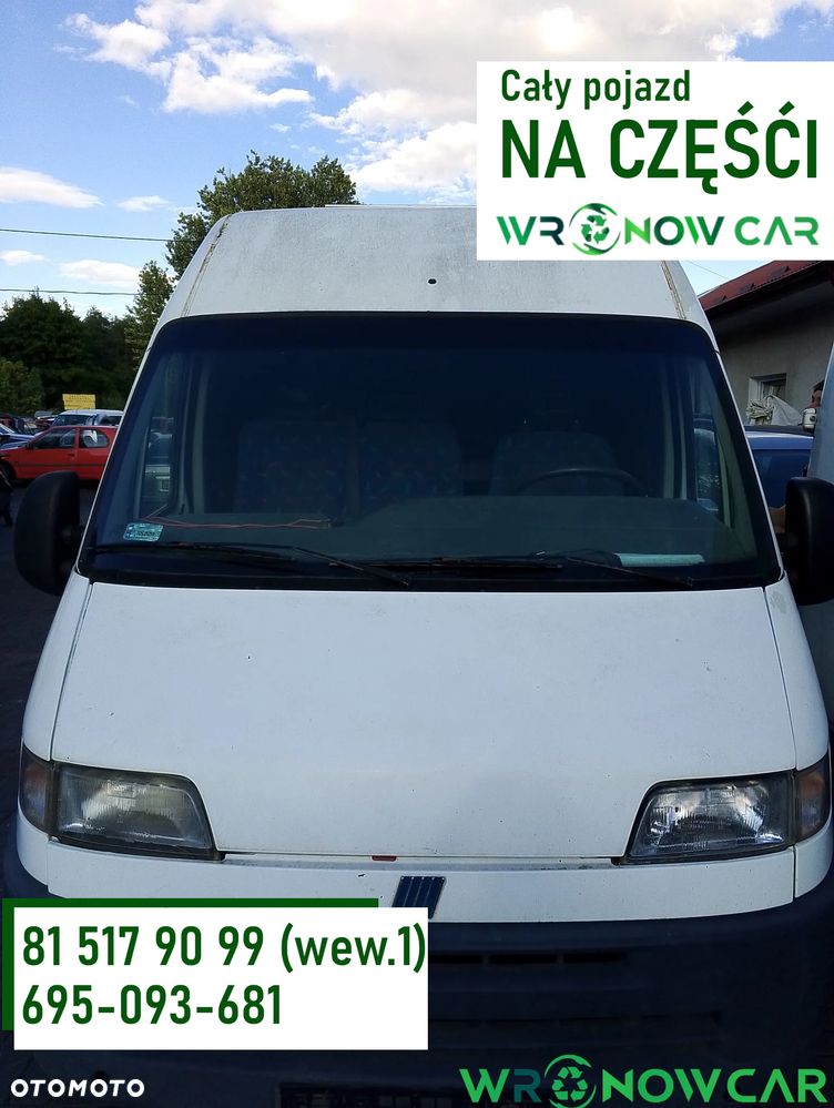 Fiat Ducato II (94-02r.) 2.8D 87KM. Silnik Skrzynia lakier .Cały na części. GWARANCJA !!! Przód Tył Zestaw Komplet Drzwi Klapa Zderzak Błotnik Maska Grill Atrapa Szyba Pas Lampa Lusterko Boczki Fotel Kanapa Kokpit Deska Rozdzielcza Przełącznik Włącznik Sterownik Przewody Wiązka Instalacja Moduł Komputer Czujnik Listwa Pompa Alternator Wtryski Głowica Rozrusznik Kompresor Sprzęgło Dwumas Silnik Skrzynia ABS Klimatyzacji Paliwa Wspomagania Kolektor Turbina Przepustnica Zawór Chłodnica Koło Hak Belka Sanki Zawieszenie Mcpherson Półoś Amortyzator Wydech Tłumik Zacisk Most - 1