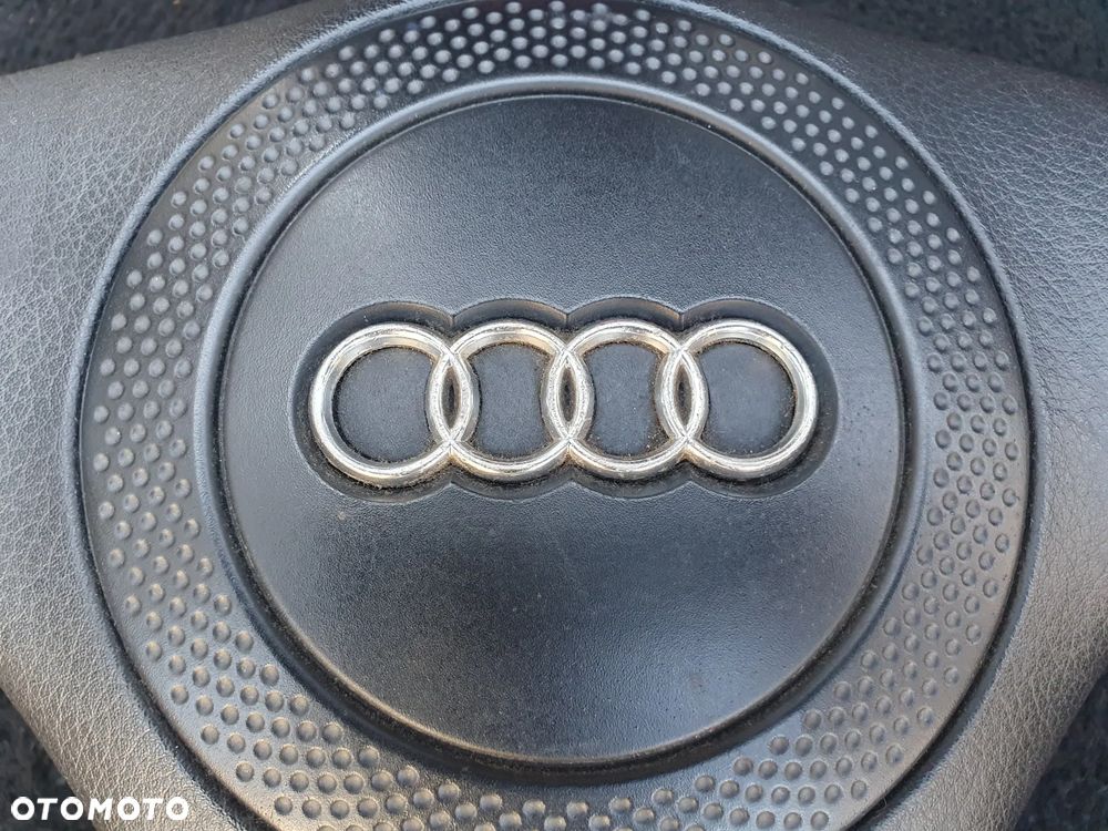 KIEROWNICA S-LINE AUDI A4 B5 A6 C5 SKÓRZANA TRÓJRAMIENNA KOMPLETNA PODUSZKA AIRBAG ORYGINAŁ 4B0124A 4B0419091E 8D0880201H - 10