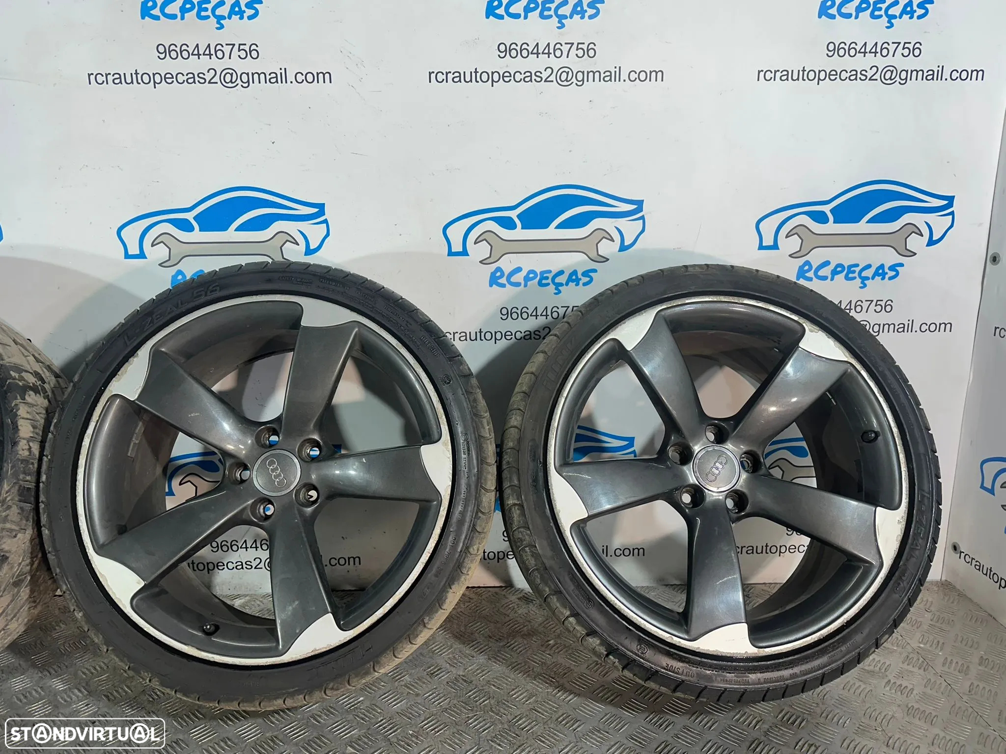 .Conjunto Jantes 19 Originais Rotor Audi S-Line A5 8T 5x112 9J ET33 8T0601025BE - 6