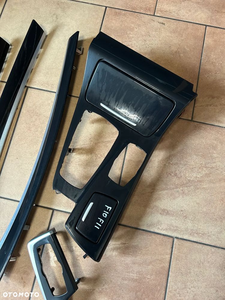 BMW 5 F10 LISTWY DEKOR DRZWI KOMPLET 9206371 - 5