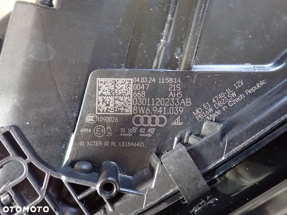 AUDI A5 LIFT LAMPA PRZEDNIA LEWA FULL LED MATRIX 8W6941039 - 3