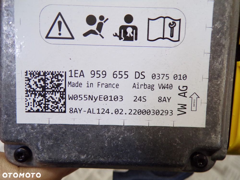 MODUŁ SENSOR PODUSZEK POWIETRZNYCH SKODA ENYAQ IV VOLKSWAGEN ID 1EA959655DS - 2